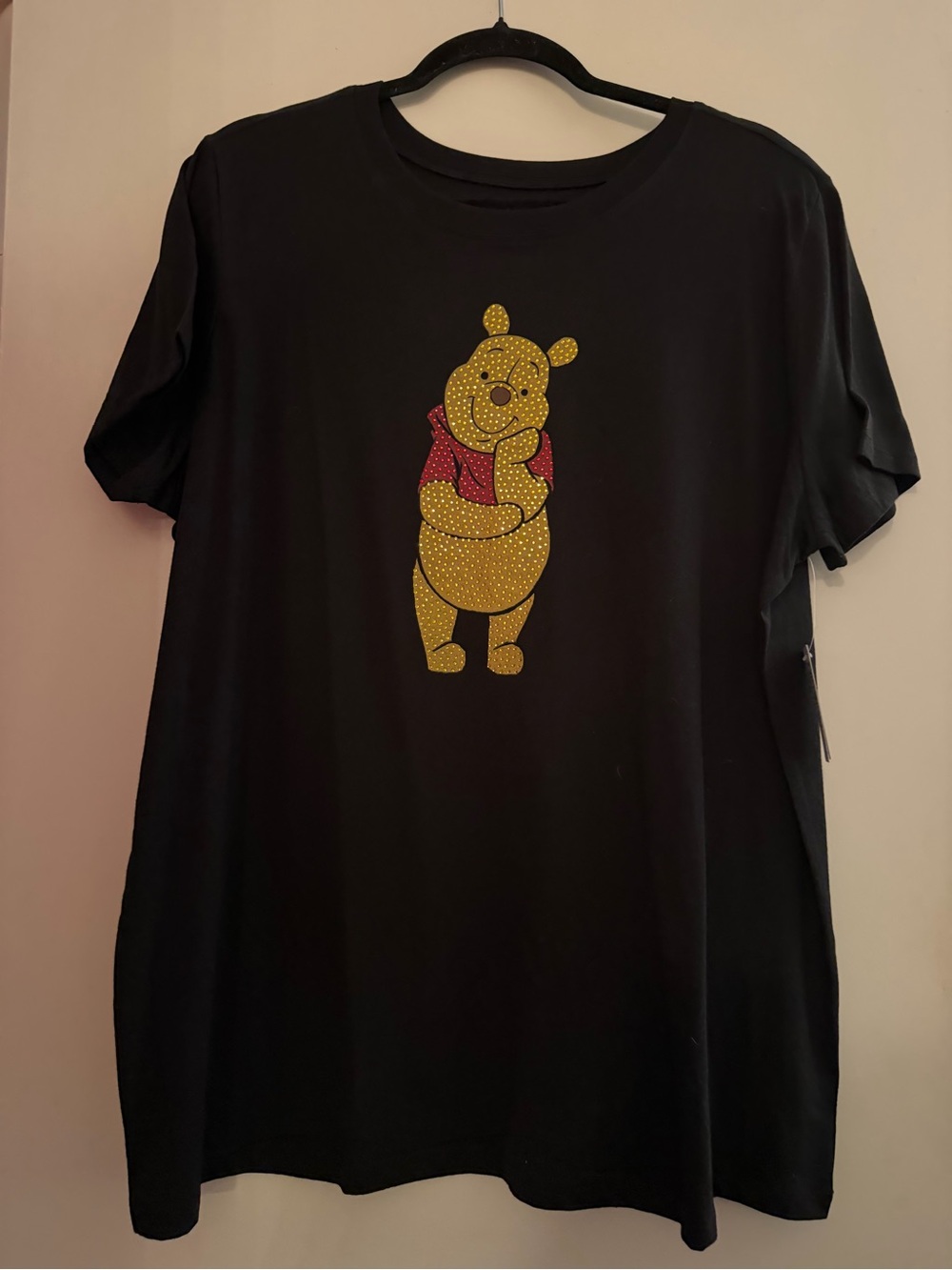 Torrid Black Tee with Yellow & Red Winnie-the-Pooh Graphic size 2x